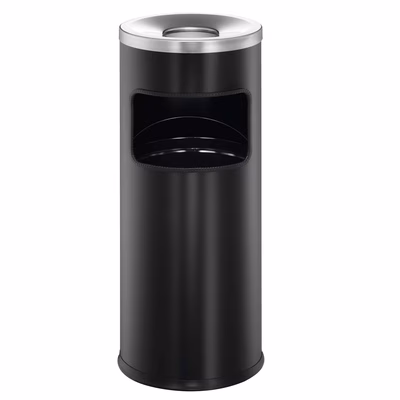 Immagine di Posacenere gettacarte autoestinguente a colonna DURABLE 3332-01 colore nero