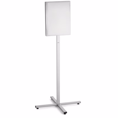 Immagine di Espositore da pavimento per esterno DURABLE 5029-58 INFO STAND OUTDOOR A3 colore grigio antracite