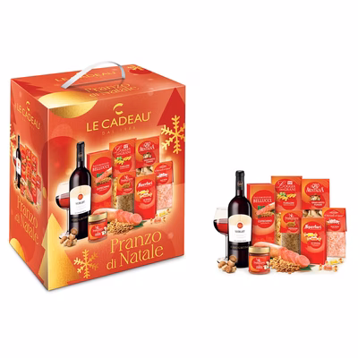 Immagine di Scatola serigrafata Pranzo di Natale - 8pz
