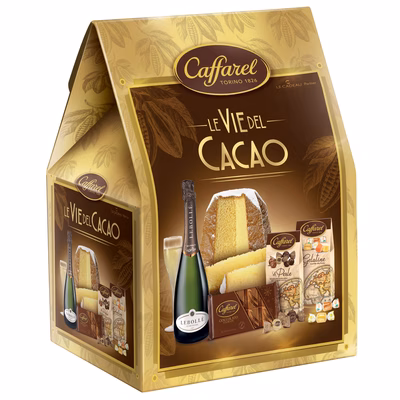 Immagine di Scatola a cuspide Le vie del Cacao Caffarel - 5pz