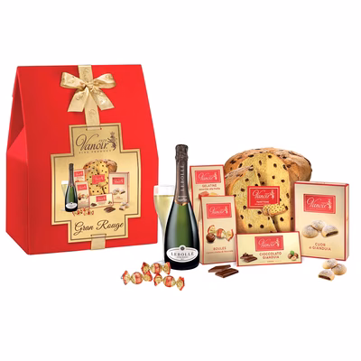 Immagine di Scatola a cuspide Gran Rouge in velluto rosso - 7pz