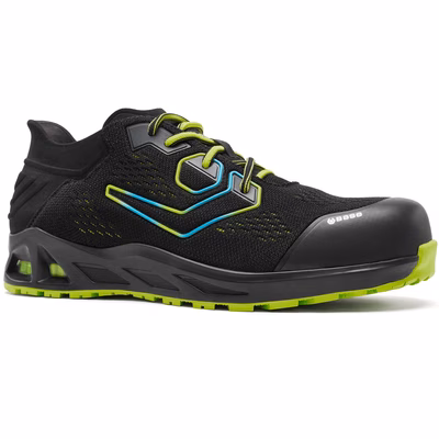 Immagine di Calzatura bassa BASE K-SKIP S3S ESD HRO SC FO SR nero/verde taglia 42