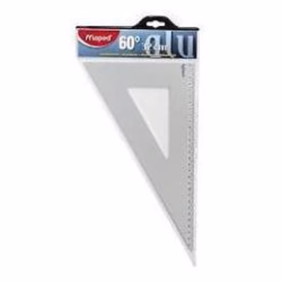 Immagine di Squadra 37 cm 60 ° alluminio