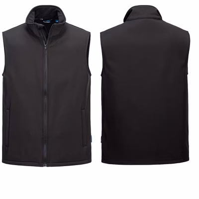 Immagine di Gilet in softshell print & promo 2l PORTWEST TK22 colore nero taglia XXL