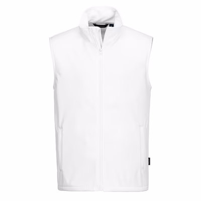 Immagine di Gilet in softshell print & promo 2l PORTWEST TK22 colore bianco taglia L