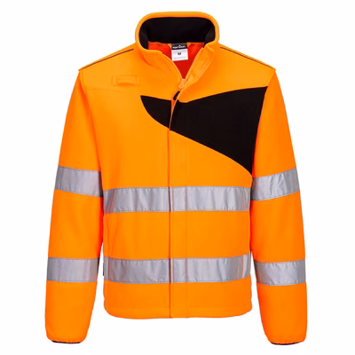 Immagine di Pw2 pile hi-vis PORTWEST PW274 colore arancione/nero taglia XXL