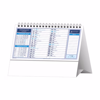 Immagine di Calendario da tavolo Classic 19x14,5 blu 100+