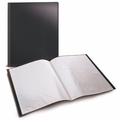 Immagine di Portalistino a buste fisse 20 buste colore nero