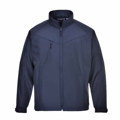 Immagine di Giacca softshell oregon da uomo (3l) PORTWEST TK40 colore blu navy taglia M