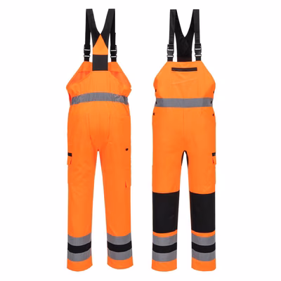 Immagine di Salopette wx2 eco PORTWEST CD852 colore arancione/nero taglia L