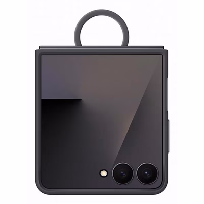 Immagine di Cover silicone Nero SAMSUNG SILICONE RING CASE FLIP7 BLACK EF-PF766TBEGWW