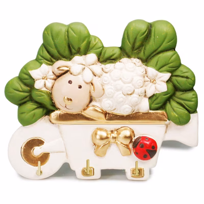 Immagine di Appendino in ceramica a 3 ganci