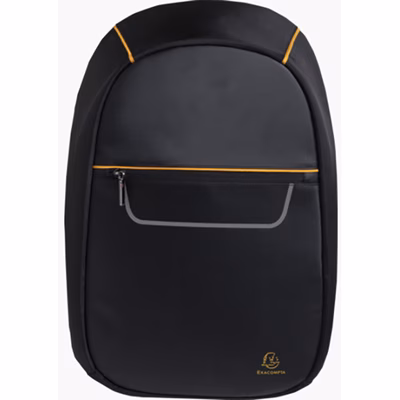 Immagine di Zaino portacomputer 15.6" Exactive in poliestere riciclato RPET colore nero