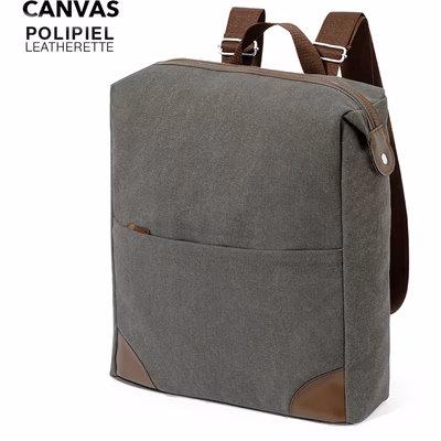 Immagine di Zaino portaPC 15" Grant in tela/PU colore grigio