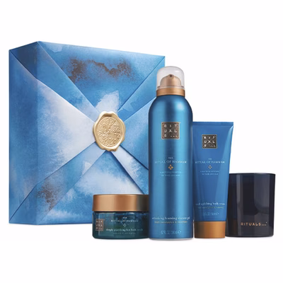 Immagine di Cofanetto regalo 4 pezzi Rituals Medium "The Ritual of Hammam" colore blu