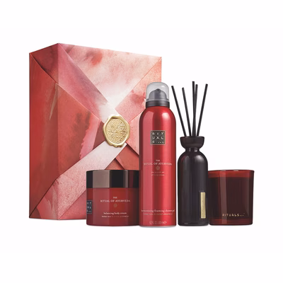 Immagine di Cofanetto regalo 4 pezzi Rituals Large "The Ritual of Ayurveda" colore rosso