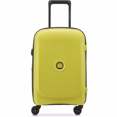 Immagine di Trolley da cabina DELSEY Belmont Plus espandibile in polipropilene riciclato colore verde lime