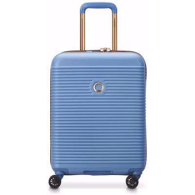 Immagine di Trolley da cabina DELSEY Freestyle Slim in ABS/PC colore blu sky