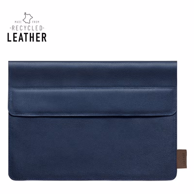 Immagine di Custodia imbottita per PC portatile 14" Kroll in pelle riciclata colore blu