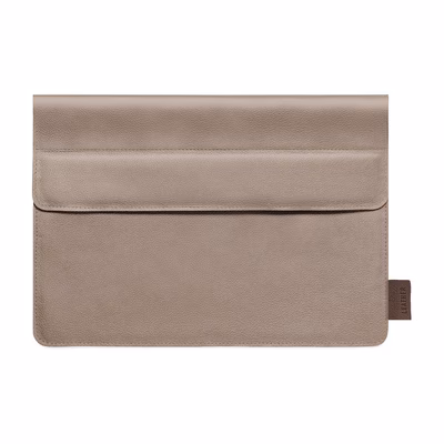 Immagine di Custodia imbottita per PC portatile 14" Kroll in pelle riciclata colore marrone