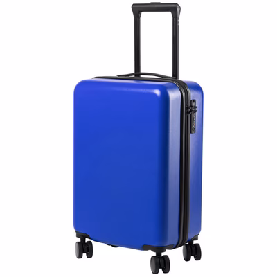 Immagine di Trolley Hessok in PC rigido con chiusura TSA colore blu royal