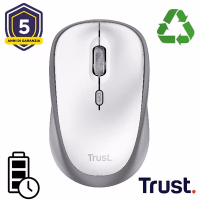 Immagine di TRUST MOUSE WIRELESS SILENZIOSO - 1600DPI - PLASTICA RIC 25513