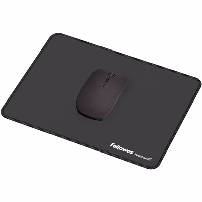 Immagine di Tappetino mouse FELLOWES Breyta XL con microban colore nero