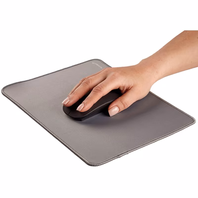 Immagine di Tappetino mouse FELLOWES Breyta XL con microban colore grigio