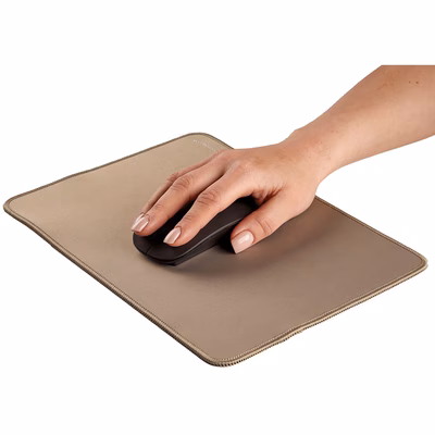 Immagine di Tappetino mouse FELLOWES Breyta XL con microban colore sabbia