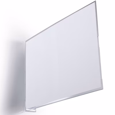 Immagine di Cartello da corsia adesivo DURABLE a bandiera A5 orizzontale colore trasparente