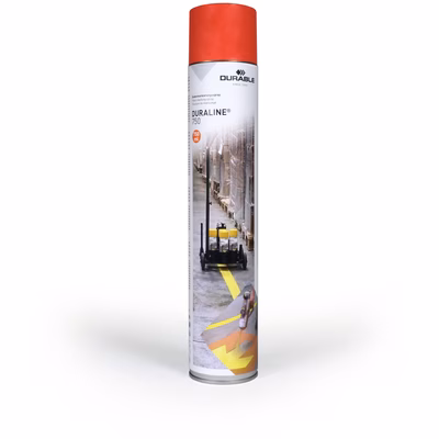 Immagine di Vernice spray 750ml DURABLE DURALINE® 750 per segnaletica da pavimento colore rosso