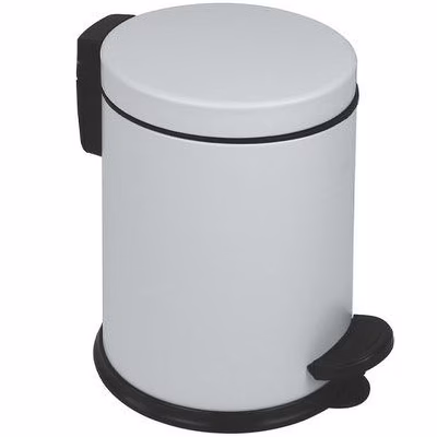 Immagine di Pattumiera a pedale MEDIAL NEW BIN BASIC 3 litri colore bianco