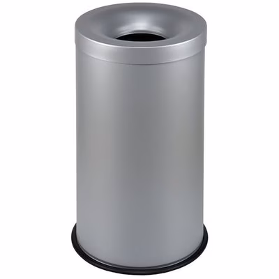 Immagine di Cestino gettacarte auto-estinguente MEDIAL GRISU' 50 litri colore grigio