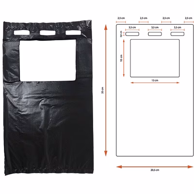 Immagine di Sacchetti MEDIAL SNUPY per deiezioni canine 2 litri colore nero