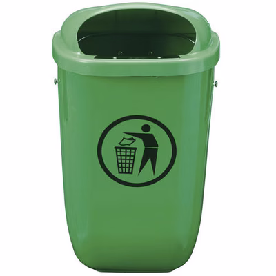 Immagine di Cestino gettacarte MEDIAL CLASSIC 50 litri colore verde