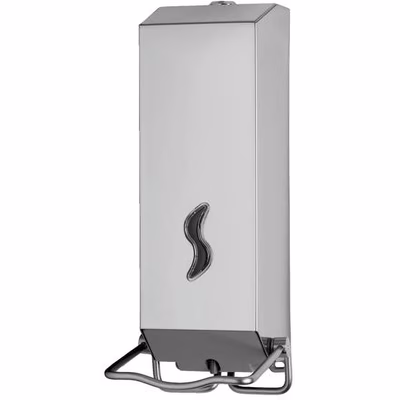 Immagine di Dispenser sapone liquido a gomito MEDIAL BRINOX 1,2 litri in acciaio inox brillante