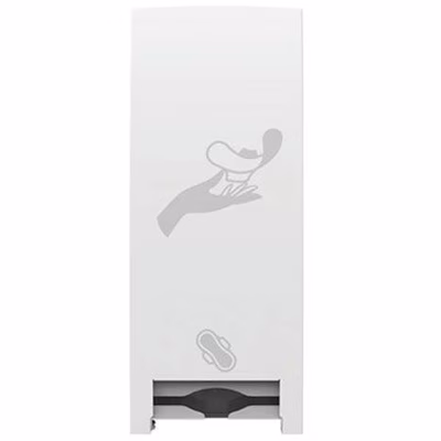 Immagine di Dispenser assorbenti igienici MEDIAL MILADY 1 flusso in acciaio colore bianco