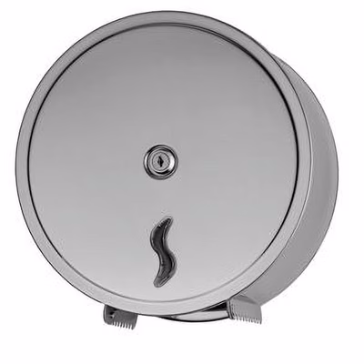 Immagine di Dispenser carta igienica mini jumbo MEDIAL BRINOX in acciaio inox brillante