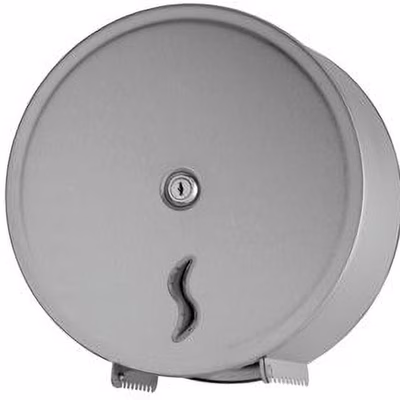 Immagine di Dispenser carta igienica mini jumbo MEDIAL BRINOX in acciaio inox satinato