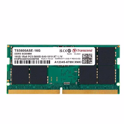 Immagine di Modulo di memoria so-dimm 16GB ddr5 tft 5.600 mhz TRANSCEND TS5600ASE-16G