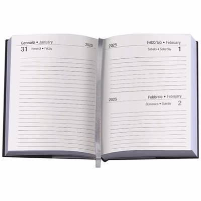 Immagine di Interno cartonato per agende cm 9x13 giornaliero sab/dom abbinati