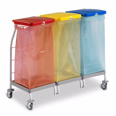 Immagine di Carrello TTS DUST 4164 3x70 litri