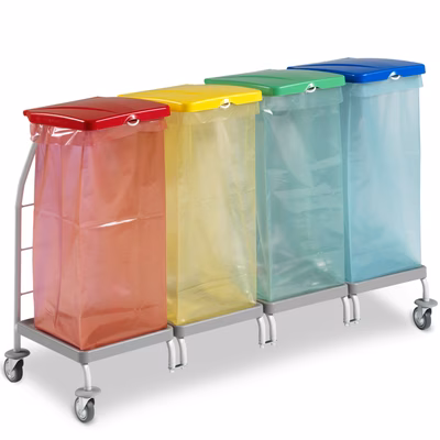 Immagine di Carrello TTS DUST 4166 4x70 litri
