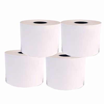 Immagine di Rotolo Elica in carta termica 80 g per scontrino bancomat mm 60x80 m anima 25 mm