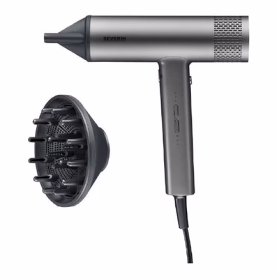 Immagine di Asciugacapelli Grigio SEVERIN 0169000 HT0169