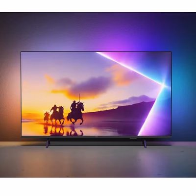 Immagine di Tv 55" 4K (3840x2160) PHILIPS 55 UHD QLED 4K TV SMART AMBILIGHT TITAN OS 55PUS8450/12