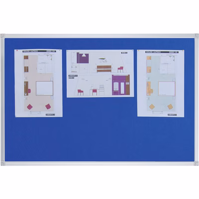 Immagine di Bacheca in feltro 90x60 cm