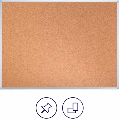 Immagine di Bacheca portacomunicazioni in sughero 60x45 cm