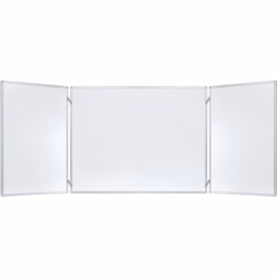 Immagine di Lavagna magnetica pieghevole in acciaio salvaspazio 150x100 cm