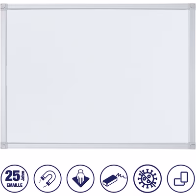 Immagine di Lavagna magnetica cancellabile antimicrobica 120x90 cm